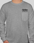 Old Iron Long Sleeve Shirt with a Pocket
