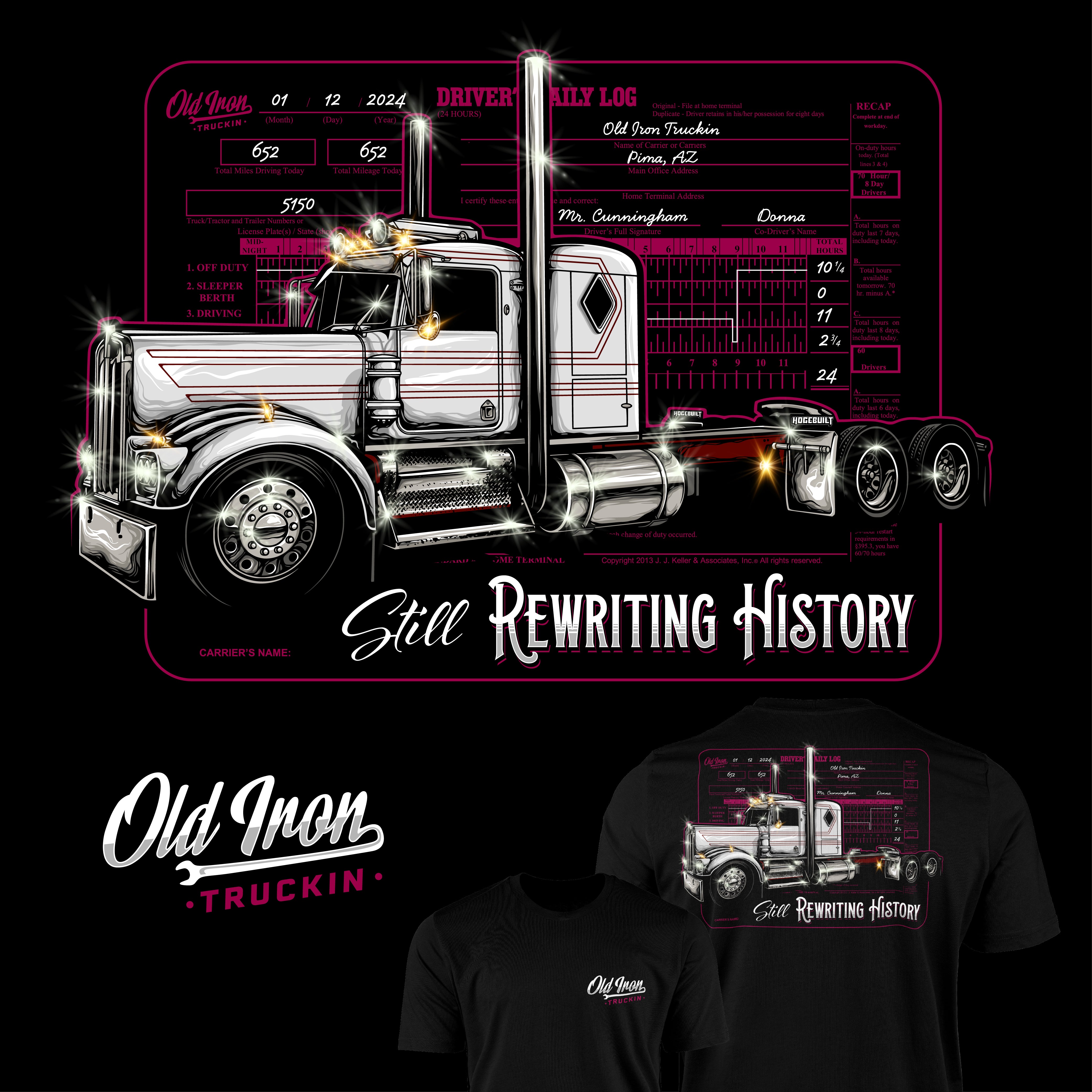 Still Rewriting History T-Shirt – Old Iron Truckin